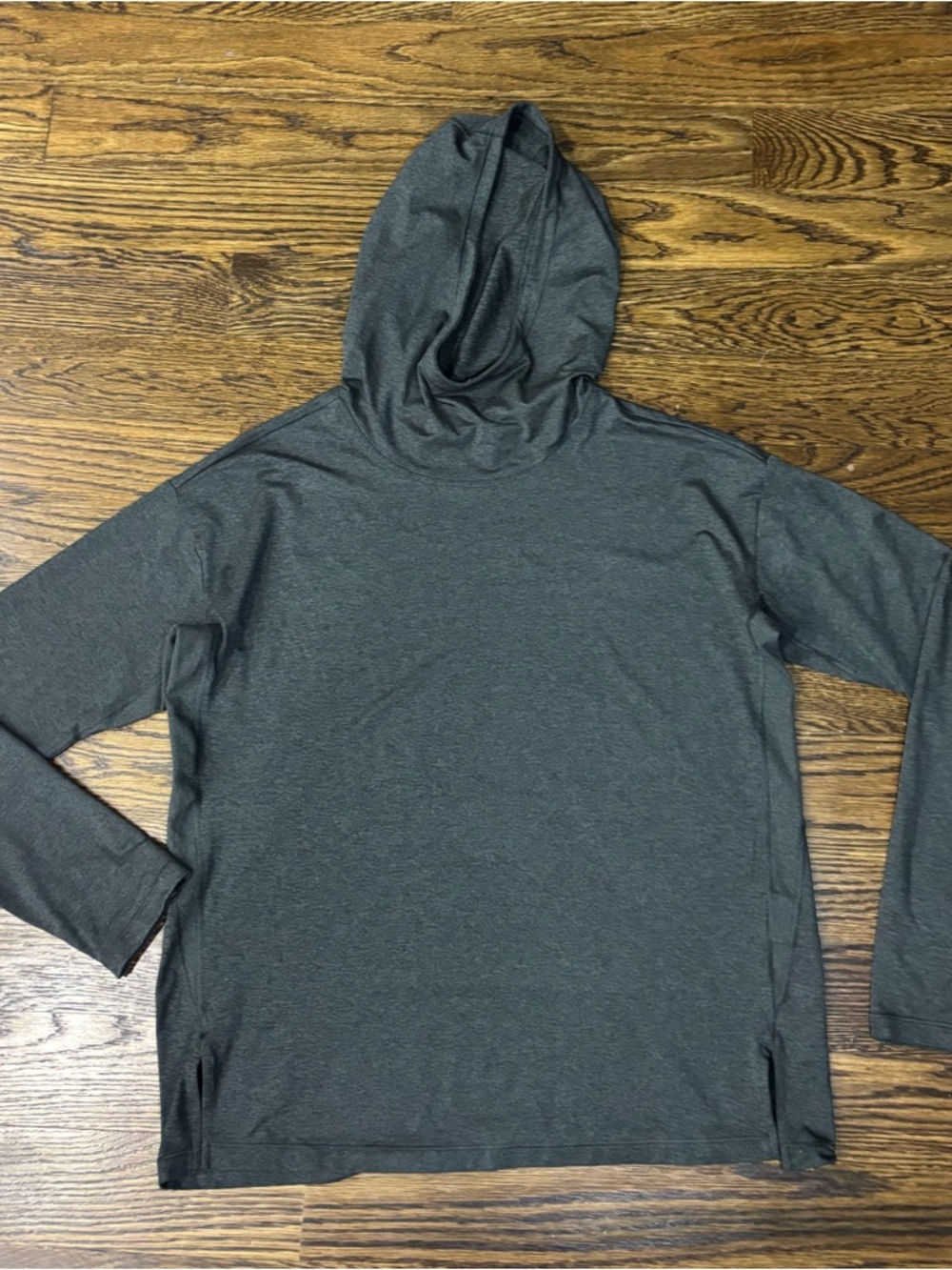 Athleta Uptempo Women's‎ Gray Pullover Hoodie Sweatshirt Size M